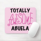 全く素晴らしいAbuelaのピンクのTシャツおよびギフト マウスパッド (マウス)