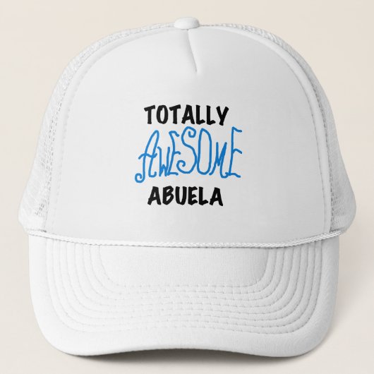 全く素晴らしいAbuelaの青いTシャツおよびギフト キャップ (正面)