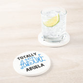 全く素晴らしいAbuelaの青いTシャツおよびギフト コースター (側面)