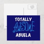 全く素晴らしいAbuelaの青いTシャツおよびギフト ポストカード (正面/裏面)