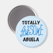 全く素晴らしいAbuelaの青いTシャツおよびギフト マグネット (正面/裏面)