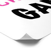 全く素晴らしいGammieのピンクのTシャツおよびギフト ポスター (角)