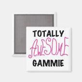 全く素晴らしいGammieのピンクのTシャツおよびギフト マグネット (正面/裏面)