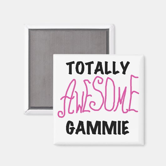 全く素晴らしいGammieのピンクのTシャツおよびギフト マグネット (正面/裏面)