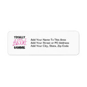 全く素晴らしいGammieのピンクのTシャツおよびギフト ラベル (正面)