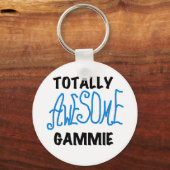 全く素晴らしいGammieの青いTシャツおよびギフト キーホルダー (正面)