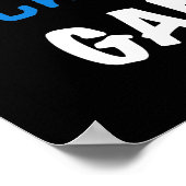 全く素晴らしいGammieの青いTシャツおよびギフト ポスター (角)