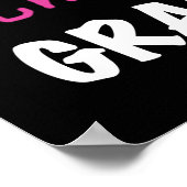 全く素晴らしいGrammaのピンクのTシャツのギフト ポスター (角)