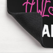 全く素晴らしいGrammaのピンクのTシャツのギフト マウスパッド (コーナー)