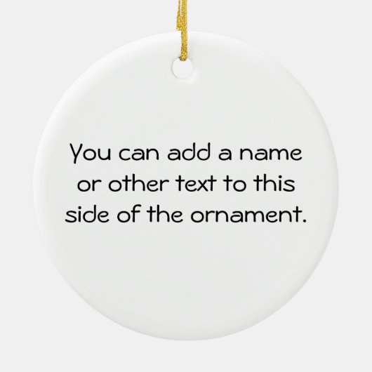 全く素晴らしいGrammaの青いTシャツおよびギフト セラミックオーナメント (裏面)