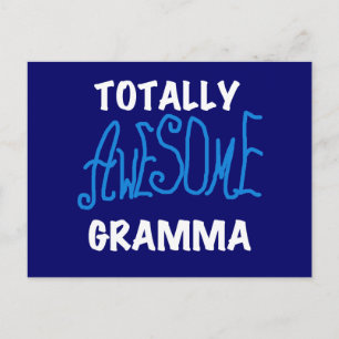 全く素晴らしいGrammaの青いTシャツおよびギフト ポストカード