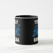 全く素晴らしいGrammaの青いTシャツおよびギフト マグカップ (中央)