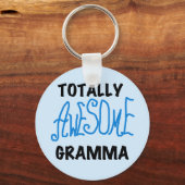全く素晴らしいGrammaの青いTシャツのギフト キーホルダー (正面)