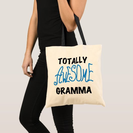 全く素晴らしいGrammaの青いTシャツのギフト トートバッグ (正面(商品))