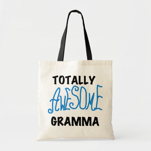 全く素晴らしいGrammaの青いTシャツのギフト トートバッグ (正面)