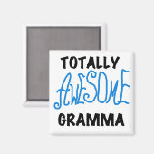 全く素晴らしいGrammaの青いTシャツのギフト マグネット (正面/裏面)