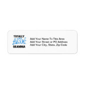 全く素晴らしいGrammaの青いTシャツのギフト ラベル (正面)