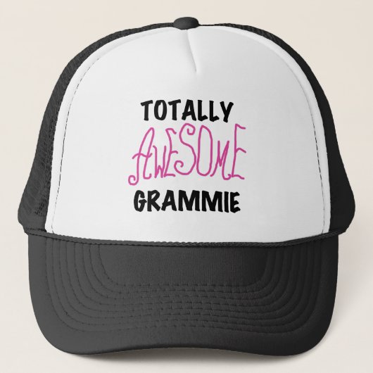 全く素晴らしいGrammieのピンクのTシャツのギフト キャップ (正面)