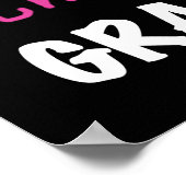 全く素晴らしいGrammieのピンクのTシャツのギフト ポスター (角)