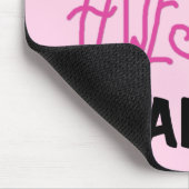 全く素晴らしいGrammieのピンクのTシャツのギフト マウスパッド (コーナー)