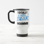 全く素晴らしいGrammieの青いTシャツのギフト トラベルマグ (左)