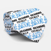 全く素晴らしいGrammieの青いTシャツのギフト ネクタイ (ロール)