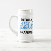 全く素晴らしいGrammieの青いTシャツのギフト ビールジョッキ (左)
