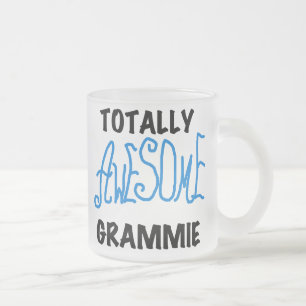 全く素晴らしいGrammieの青いTシャツのギフト フロストグラスマグカップ
