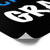 全く素晴らしいGrammieの青いTシャツのギフト ポスター (角)