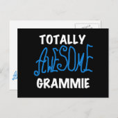 全く素晴らしいGrammieの青いTシャツのギフト ポストカード (正面/裏面)