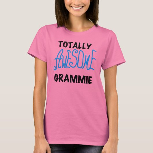 全く素晴らしいGrammieの青いTシャツのギフト Tシャツ (正面)
