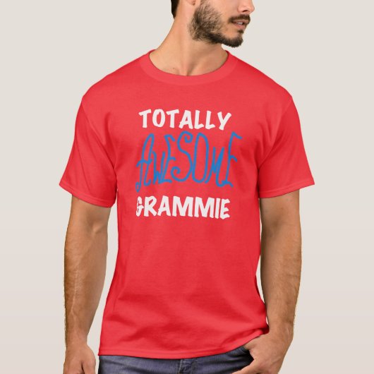 全く素晴らしいGrammieの青いTシャツのギフト Tシャツ (正面)