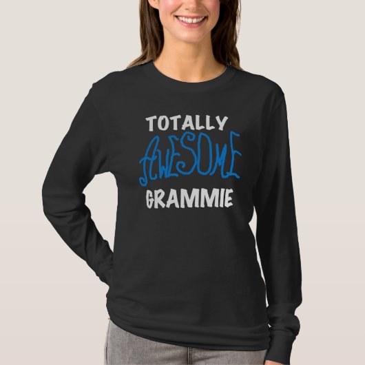 全く素晴らしいGrammieの青いTシャツのギフト Tシャツ (正面)