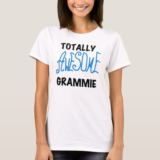 全く素晴らしいGrammieの青いTシャツのギフト Tシャツ (正面)