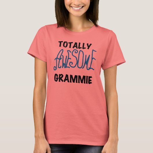 全く素晴らしいGrammieの青いTシャツのギフト Tシャツ (正面)