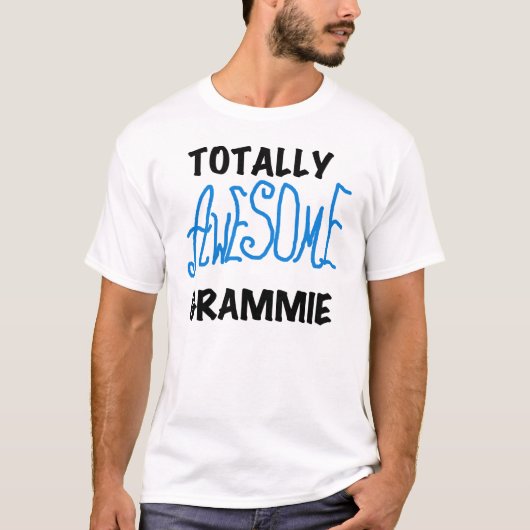 全く素晴らしいGrammieの青いTシャツのギフト Tシャツ (正面)
