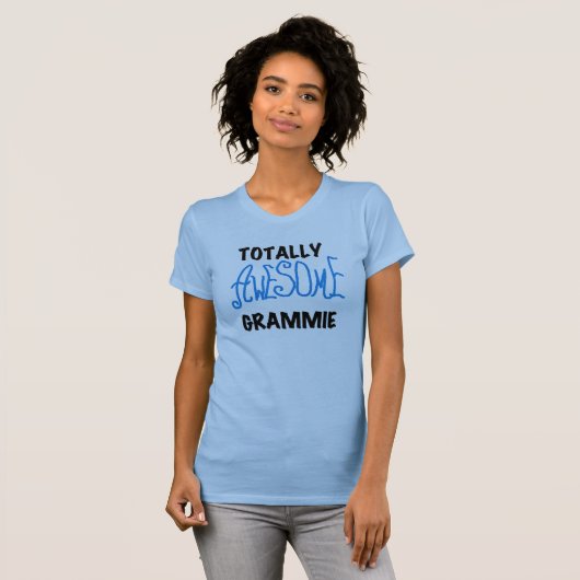 全く素晴らしいGrammieの青いTシャツのギフト Tシャツ (正面フル)