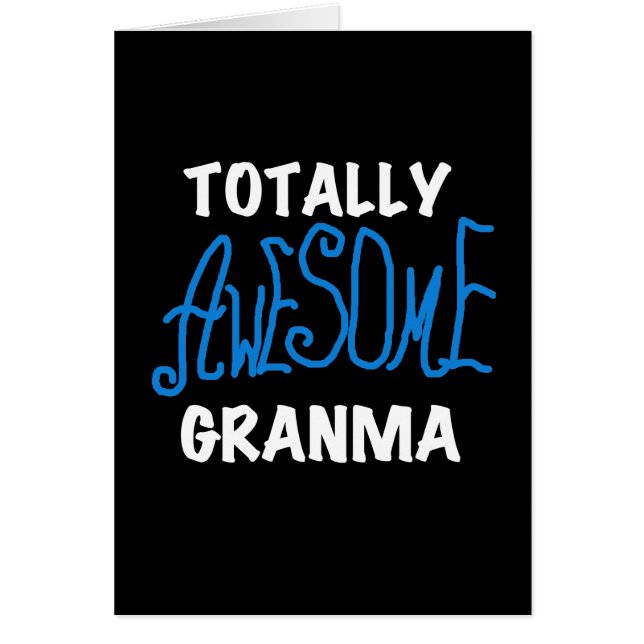 全く素晴らしいGranmaの青いTシャツおよびギフト (正面)