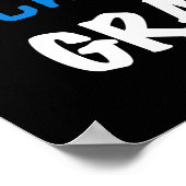 全く素晴らしいGranmaの青いTシャツおよびギフト ポスター (角)