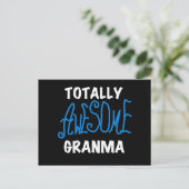 全く素晴らしいGranmaの青いTシャツおよびギフト ポストカード (スタンド正面)
