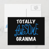 全く素晴らしいGranmaの青いTシャツおよびギフト ポストカード (正面/裏面)
