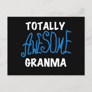 全く素晴らしいGranmaの青いTシャツおよびギフト ポストカード