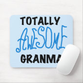 全く素晴らしいGranmaの青いTシャツのギフト マウスパッド (マウス)