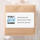 全く素晴らしいGranmaの青いTシャツのギフト ラベル (インサイチュ)