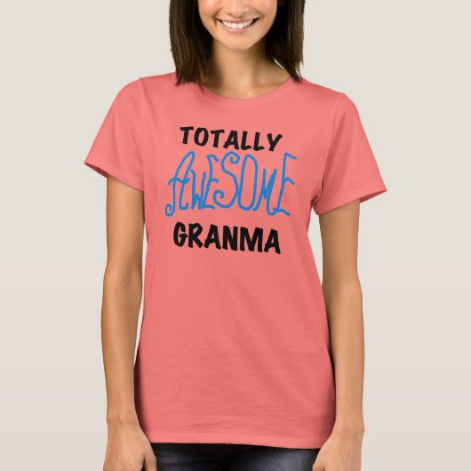 全く素晴らしいGranmaの青いTシャツのギフト Tシャツ (正面)