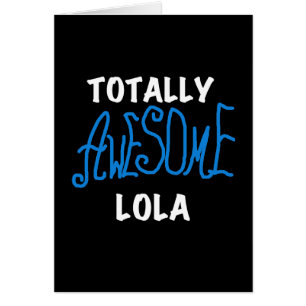 全く素晴らしいLolaの青いTシャツおよびギフト