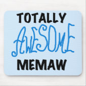 全く素晴らしいMemawの青いTシャツおよびギフト マウスパッド (正面)