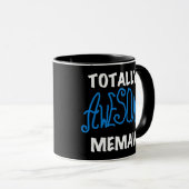 全く素晴らしいMemawの青のTシャツ マグカップ (正面右)