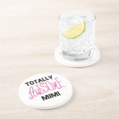 全く素晴らしいMimiピンクのTシャツおよびギフト コースター (側面)