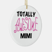 全く素晴らしいMimiピンクのTシャツおよびギフト セラミックオーナメント (右)
